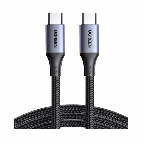 UGREEN 240W USB C to USB C Cable, Fast Charging USB C Cable for iPhone 15 Pro Max, Samsung Galaxy S24/S23, MacBook Pro/Air, iPad Pro/Air/Mini, Dell XPS, 6.6FT Model No.US535 (90440)